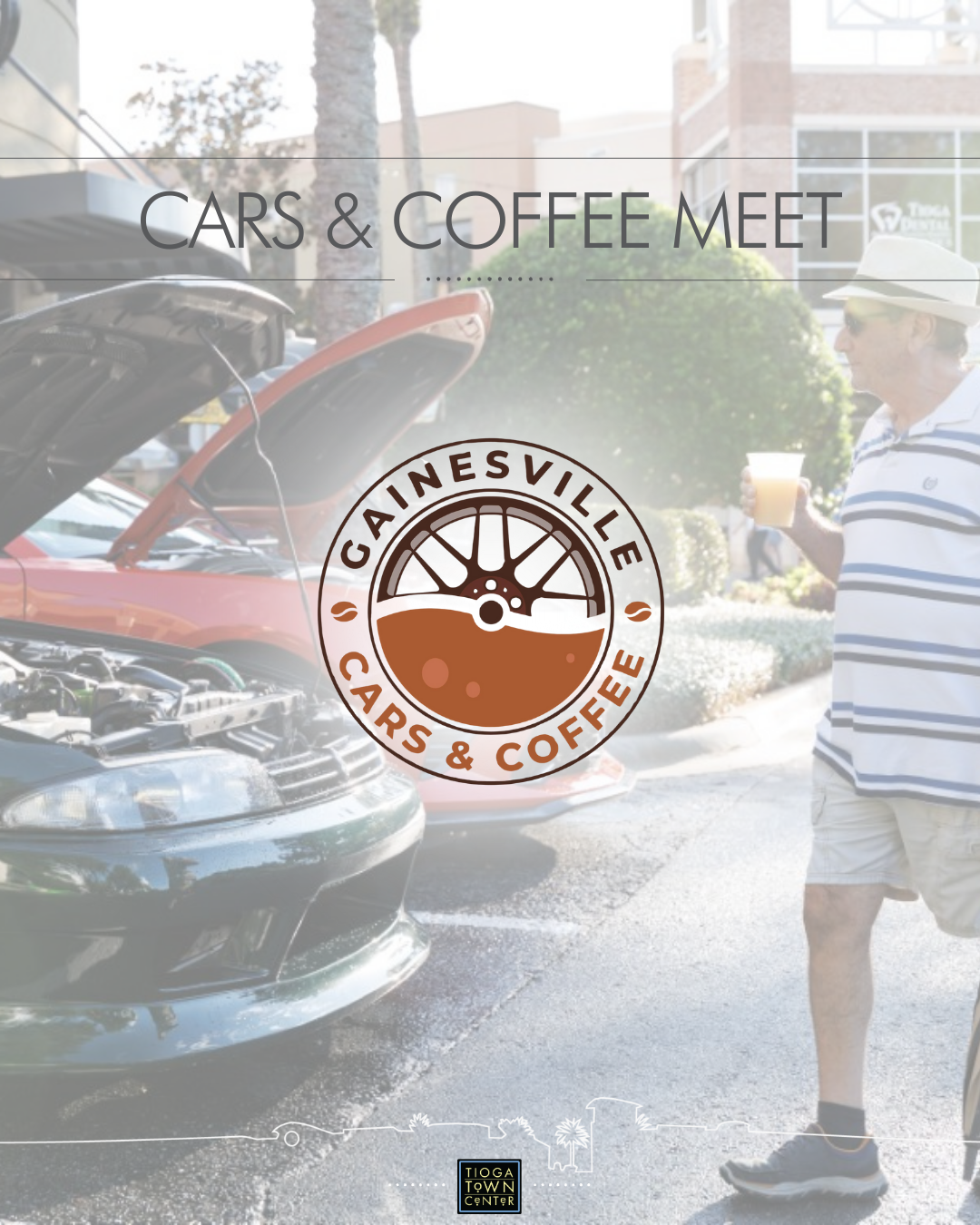 Gainesville Cars and Coffee event image at Tioga Town Center