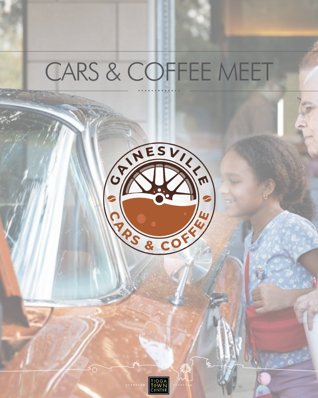 Gainesville Cars and Coffee event image at Tioga Town Center